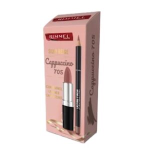 RIMMEL SILKY BEIGE&LIPLINER CAPPUCCINO SET