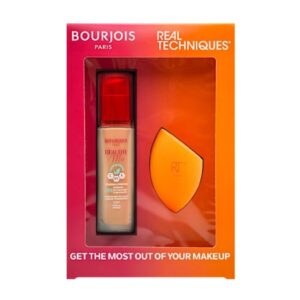BOURJOIS HEALTHY MIX FOUNDATION & Real Techniques sponge set