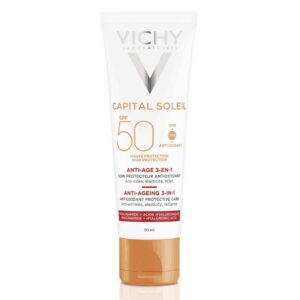VICHY CAPITAL SOLEIL Anti Ageing 3 In 1 SPF50